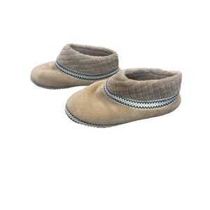 Women’s MUK LUKS Rita Chenille Full Foot Slippers Champagne Size L 9-10